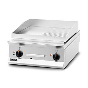 Lincat OE8205/R Opus 800 Electric Counter-top Griddle - Ribbed Plate - W 600 mm - 8.0 kW