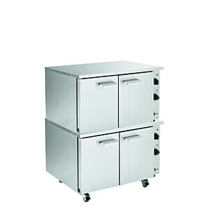 Parry P9EOD Stainless Steel Double Stacked Electric Oven, 2 x 5kW