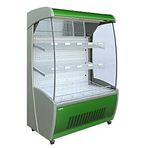 Mafirol PESSOA850 WH 1450 FV FL Fruit and Vegetable Tiered Multideck Display, 1530mm