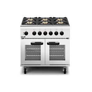Lincat PHDR01/P Phoenix Dual Fuel Propane Gas Free-standing Oven Range - 6-Zone - W 900 mm - 36 kW [Gas] - 6 kW [Electric]