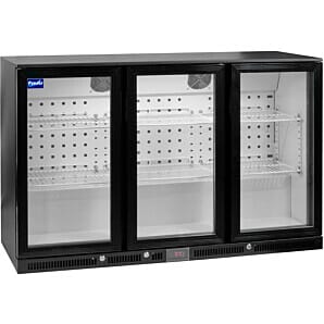 Prodis NT3BH-HC Black Hinged Bottle Cooler, 300 Litres