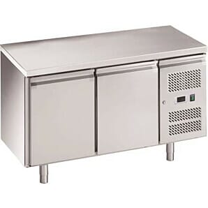 Chefsrange RC2H 2 Door Fridge Counter with Castors