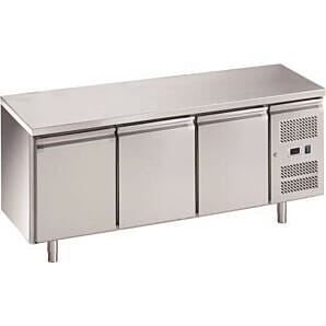 Chefsrange RC3H 3 Door Fridge Counter with Castors