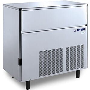 Simag SDE170 Self-contained Cube Ice Maker, 171kg/24hrs Output / 50kg Storage