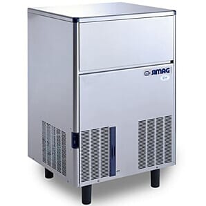 Simag SDE84 Self-contained Cube Ice Maker, 82kg/24hrs Output / 30kg Storage