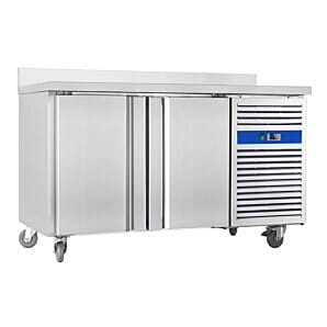 Hamoki SNACK2100BT 2 Door Stainless Steel Freezer Counter, 160 Litres