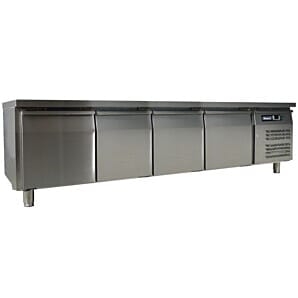 Blizzard SNC4 4 Door Low Height Refrigerated Snack Counter, 420 Litres