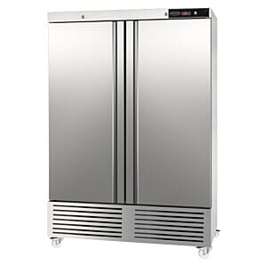 Front view of the Sterling Pro Green SNI122 Double Door Gastronorm Freezer Cabinet, 1200 Litres