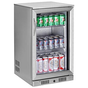 Sterling Pro Green SP1HC-STS Stainless Steel Single Door Bottle Cooler, 138 Litres