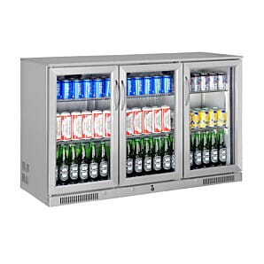 Sterling Pro Green SP3HC-STS Stainless Steel Triple Door Bottle Cooler, 338 Litres