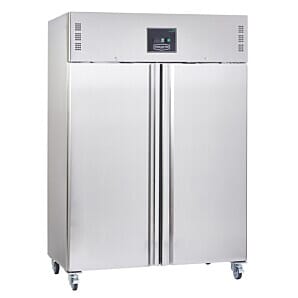 Front view of the Sterling Pro Cobus SPF212NV Double Door Gastronorm Freezer, 1200 Litres
