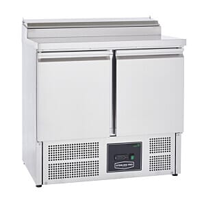 Sterling Pro Cobus SPU200PZ 2 Door Pizza Preparation Counter 5 x GN1/6, 240 Litres