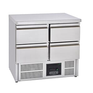 Sterling Pro Cobus SPU201-4D Undermounted Fridge Counter 4 Drawers, 220 Litres