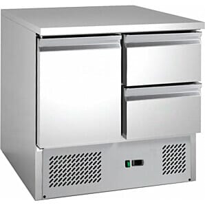 Chefsrange SS2H2D 1 Door & 2 Drawer Space Saver Preperation Counter