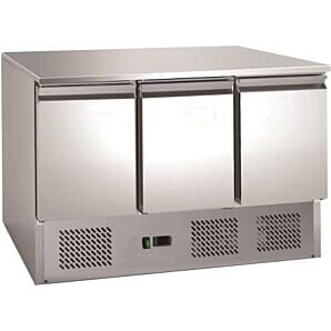 Chefsrange SS3H 3 Door Space Saver Preperation Counter