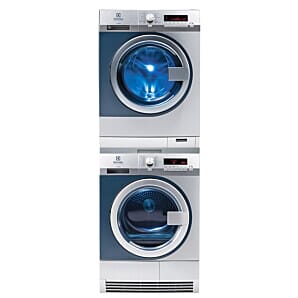 Electrolux Professional WE170V/TE1120HP myPro Smart Washer & Heat Pump Tumble Dryer Stack Combo
