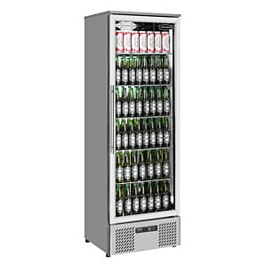 Sterling Pro SP110-STS Stainless Steel Single Door Upright Bottle Cooler, 293 Litres