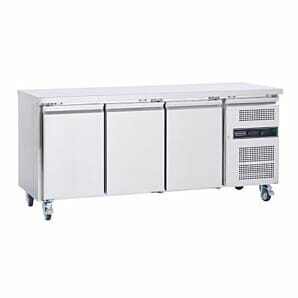 Sterling Pro Cobus SPCR305AV 3 Door Gastronorm Fridge Counter, 417 Litres