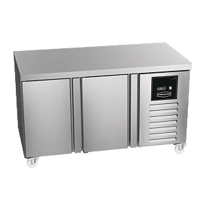 Sterling Pro Green SNI-6-150-20-NS Stainless Steel 2 Door Freezer Counter, 600mm Deep
