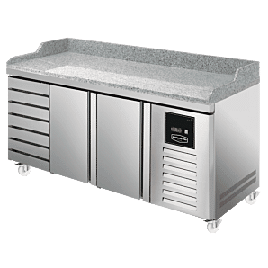 Sterling Pro Green SPI-8-200-27 Granite Top 800mm Fridge Counter, 2 Doors & 7 Drawers