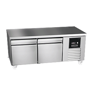 Sterling Pro Green SPI-B-135 Stainless Steel Low-Height Fridge Counter, 2 x 2/3 Drawers