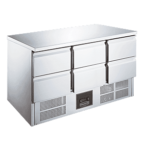 Sterling Pro Cobus SPU303-6D 6 Drawer Undermounted Refrigerated Counter, 368 Litres