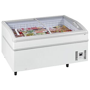 Front view of the Arcaboa SUPER 150DE High Vision Freezer
