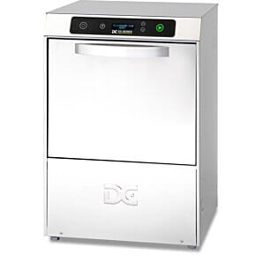 Front view of the DC SXD50 Standard Range 500mm Basket Frontloading Dishwasher, 18 Plates
