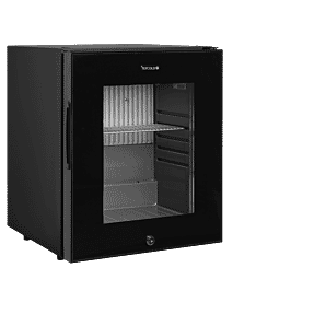 Tefcold TM33G Glass Single Door Black Silent Minibar Fridge, 29 Litres