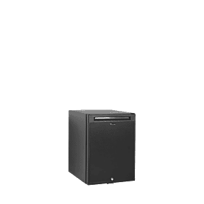 Tefcold TM45C Solid Single Door Black Slient Minibar Fridge, 38 Litres