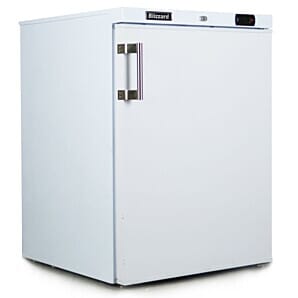 Blizzard UCR140WH Single Door White Laminated Undercounter Fridge, 145 Litres