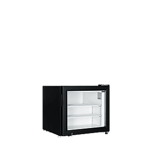 Tefcold UF50G Black Glass Single Door Countertop Freezer, 50 Litres