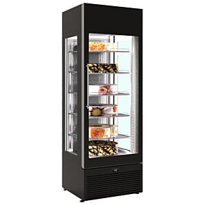 Framec VENERE PS Black Single Door Glass Display