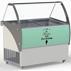 Crystal VENUSELEGANTE36 Ice Cream Display Freezer