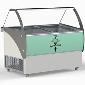 Crystal VENUSELEGANTE46 Ice Cream Display Freezer