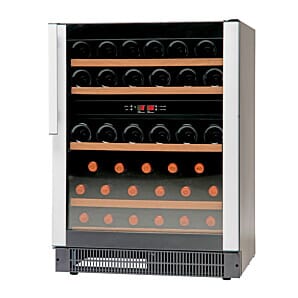 Front view of the Vestfrost W45 Undercounter Dual-Zone Wine Cooler