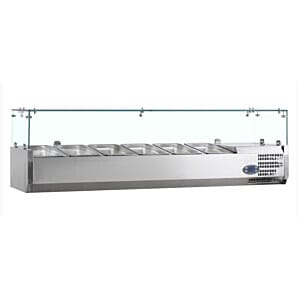 Tefcold VK38-200 Gastronorm Topping Shelf, 9 Pans