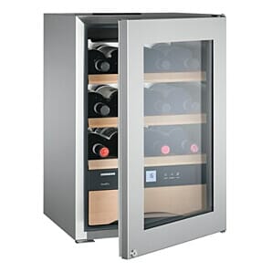 Liebherr WKES 653 Stainless Steel Undercounter Wine Cooler, 48 Litres