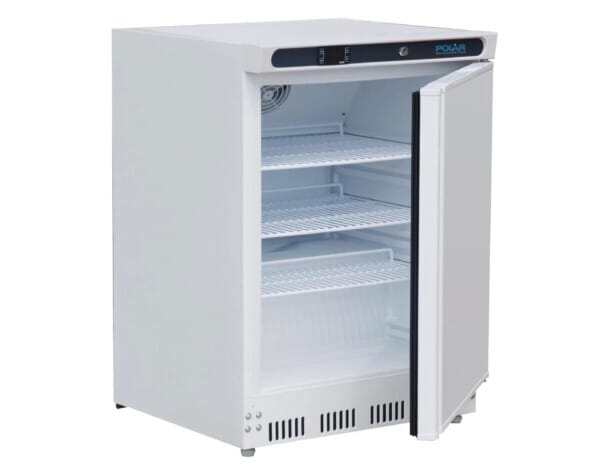 Polar CD610 C-Series Single Door White Undercounter Fridge, 150
