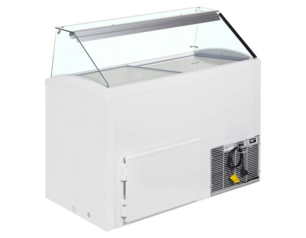 Framec SLANT510 Scoop Ice Cream Display, 10 x 5 Litres Napoli Tubs