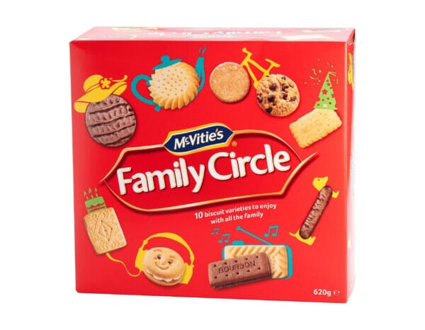 McVities Family Circle Biscuits 620g - (Code: FW842) | Alexanders Direct