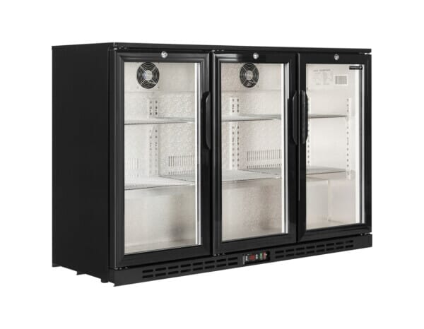 Interlevin PD30H Back Bar Triple Door Bottle Cooler, 340 Litres ...