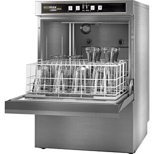 Hobart Ecomax Plus G515W-10C Undercounter Glasswasher 500mm Rack