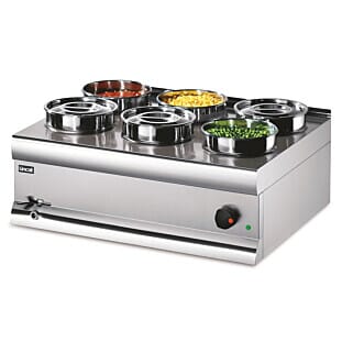Lincat BS7W Silverlink 600 Electric Counter-Top Wet Heat Bain Marie 2kW