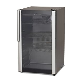 Front view of the Vestfrost M85 Compact Single Door Bottle Cooler, 125 Litres
