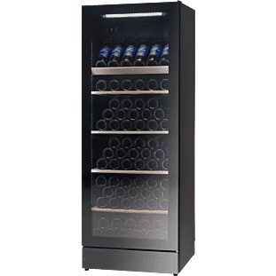 Front view of the Vestfrost WFG 155 Upright Wine Cabinet, 383 Litres