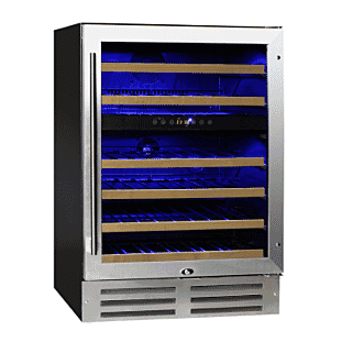 Coolpoint WINE020 Single Door Dual Zone Undercounter Wine Storage Unit