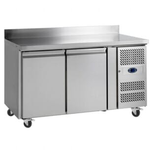 Tefcold CF7210P Stainless Steel Double Door Gastronorm Counter Freezer 282ltrs