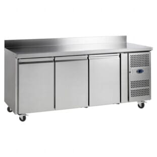 Tefcold CF7310P Stainless Steel Triple Door Gastronorm Counter Freezer 417ltrs