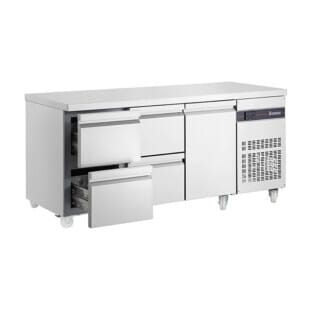 Inomak PN229-ECO 1 Door 4 Drawer 1/1 Gastronorm Refrigerated Counter 429L